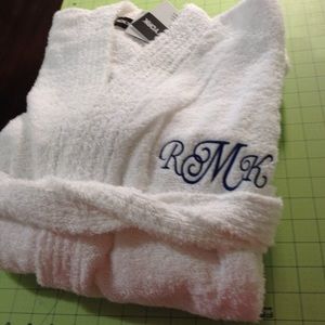 Personalized Plus white terry robes